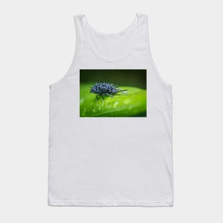 A spiny leaf beetle sipping water on the leaf Tank Top